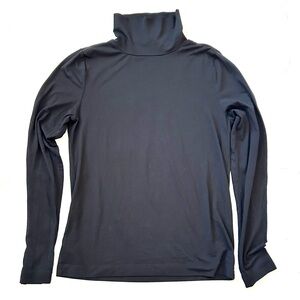 LOFT cotton blend black turtleneck Size M